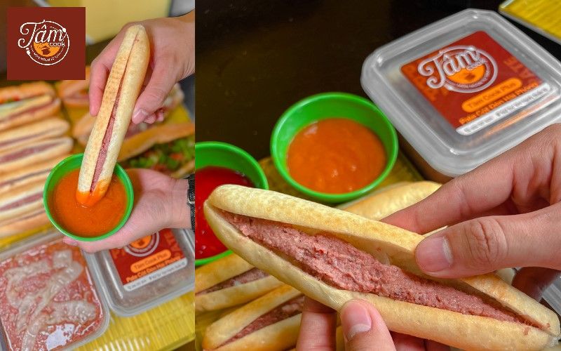 Thưởng thức bánh mì que Tâm Cook thơm ngon