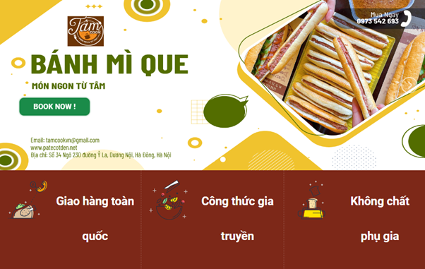 pate cột đèn hải phòng - tâm cook 