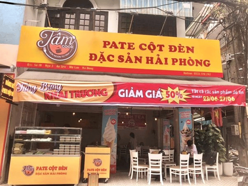 Cửa hàng pate Hải Phòng ở Hà Nội nổi tiếng nhất - Tâm Cook