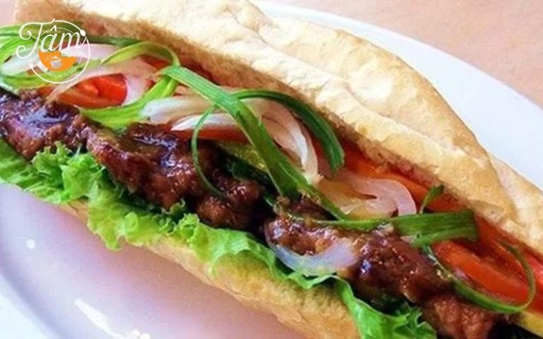 cách làm nhân bánh mì thịt nướng