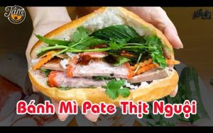 cách làm bánh mì pate thịt nguội