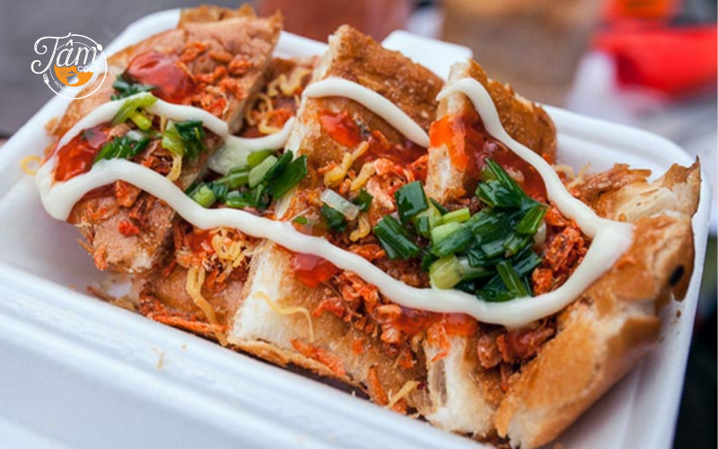 cách làm bánh mì nướng muối ớt