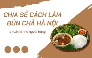 cách làm bún chả