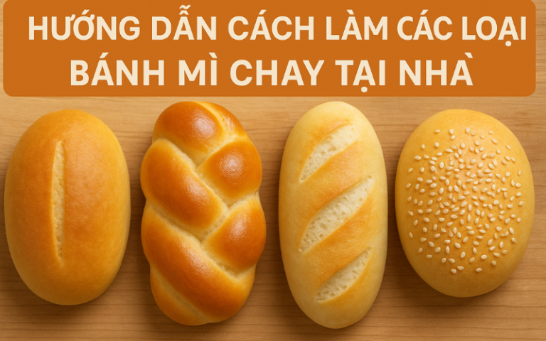 cách làm các loại bánh mì chay
