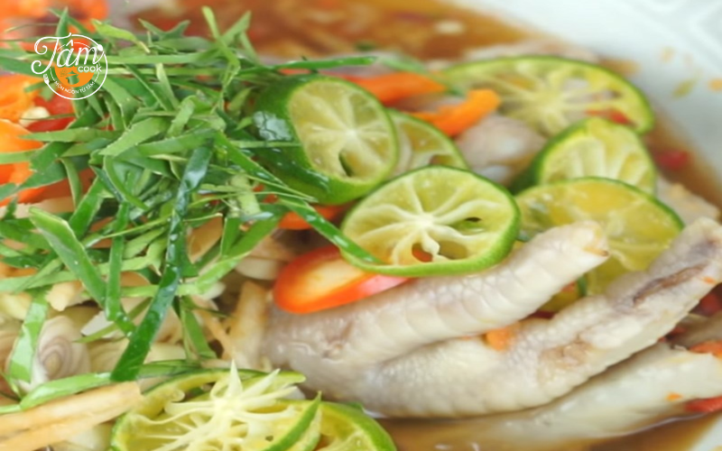 cách làm chân gà sả tắc
