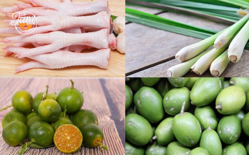 cách làm chân gà sả tắc