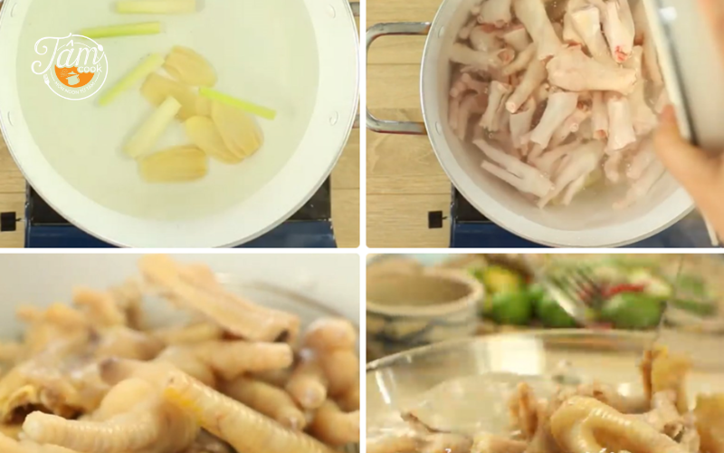cách làm chân gà sả tắc