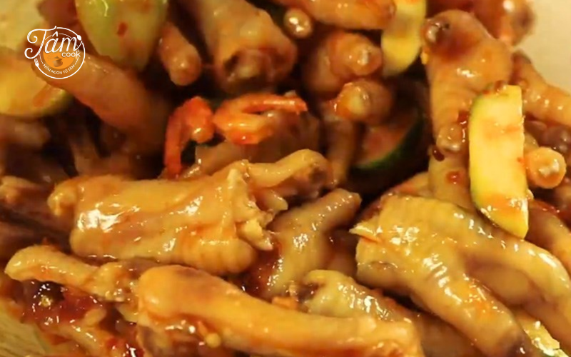 cách làm chân gà sả tắc