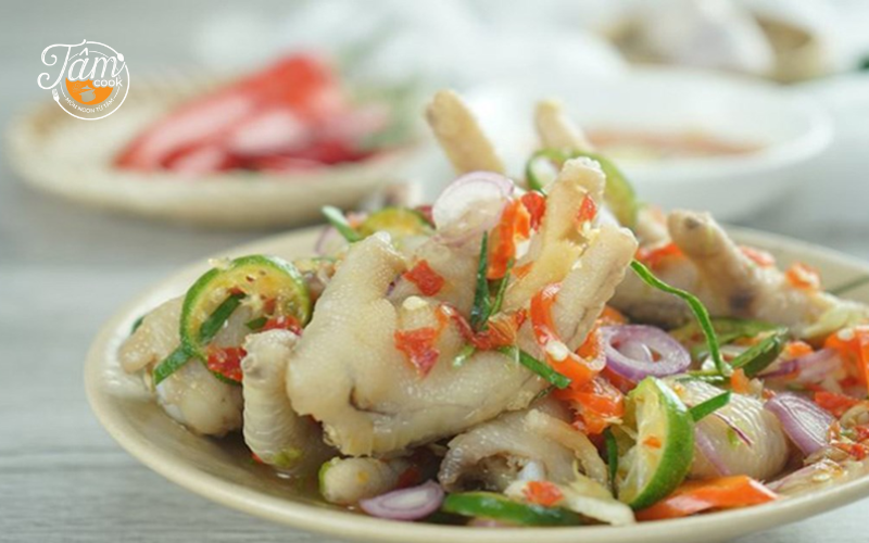 cách làm chân gà sả tắc