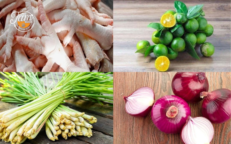 cách làm chân gà sả tắc