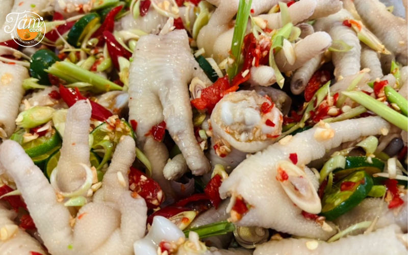 cách làm chân gà sả tắc