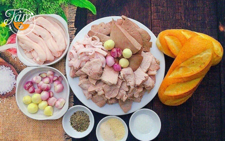 cách làm nhân bánh mì pate