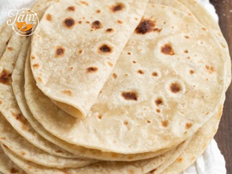 cách làm Pizza Tortilla hình bông hoa
