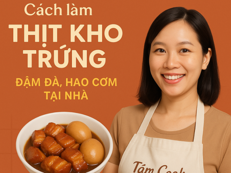 cách làm thịt kho trứng