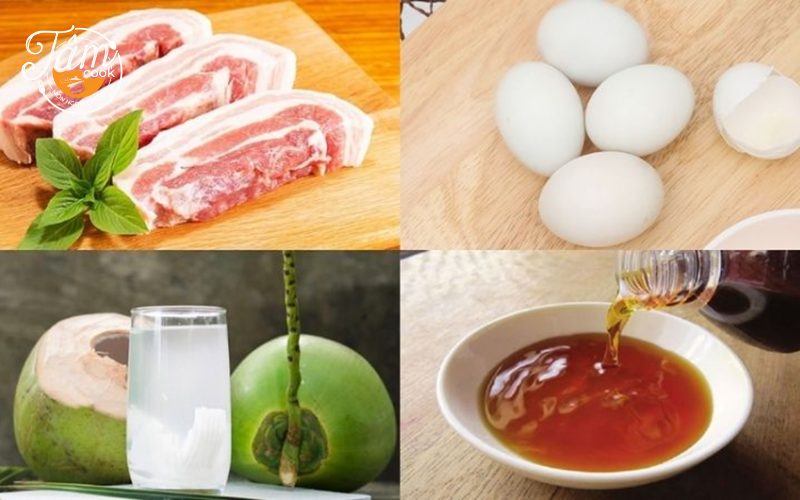 cách làm thịt kho trứng