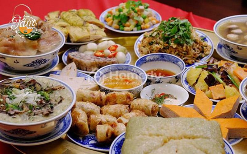 mâm cúng giao thừa
