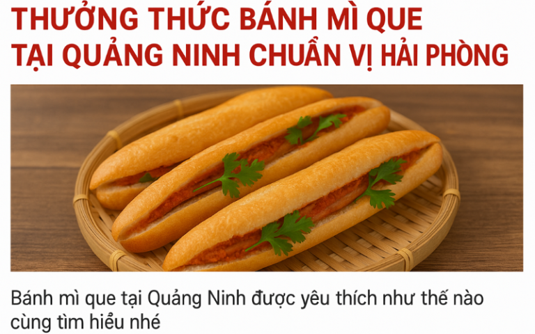 bánh mì que tại Quảng Ninh