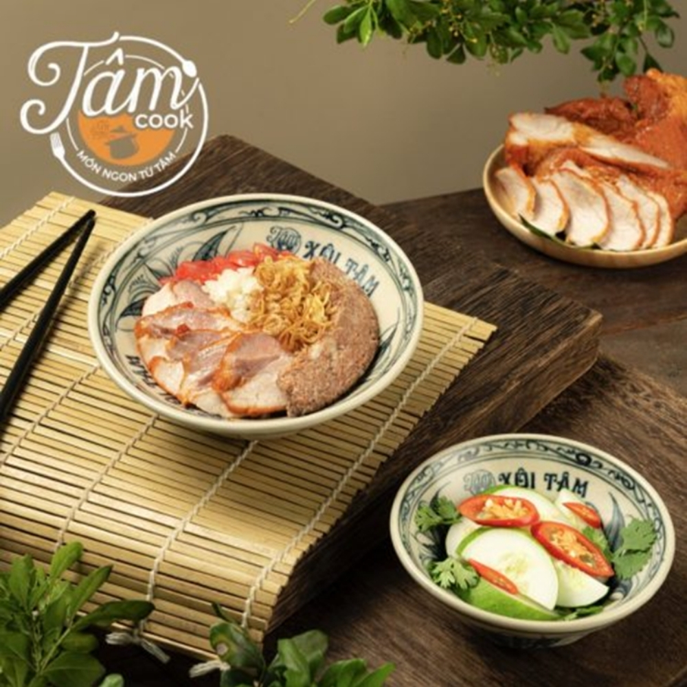 cách gói xôi đẹp mắt cho quán bán