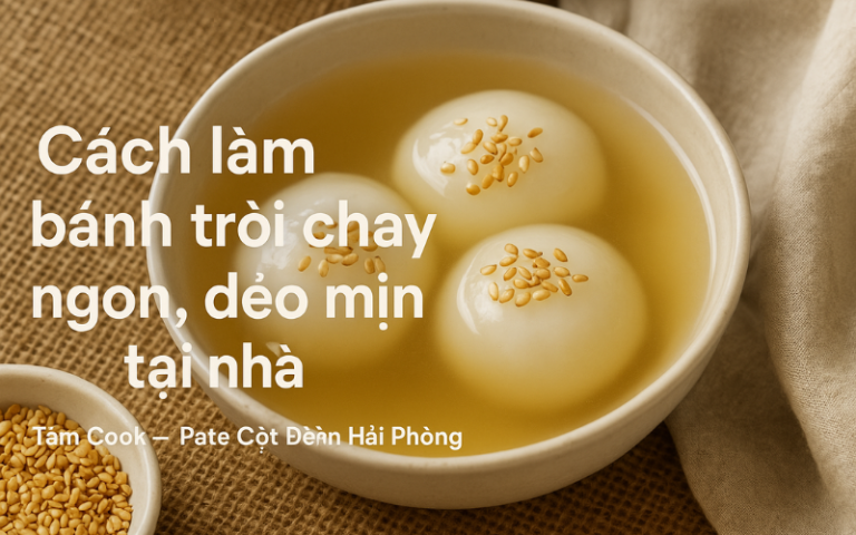 cách làm bánh trôi chay
