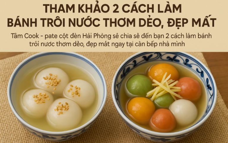 cách làm bánh trôi nước