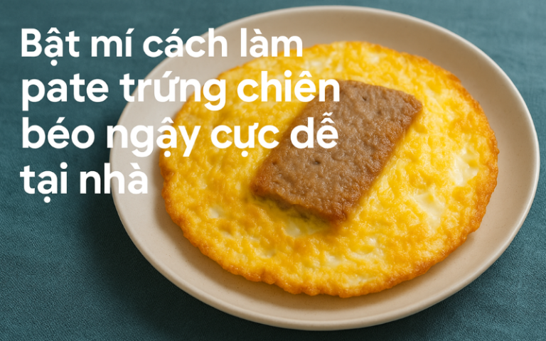 cách làm pate trứng
