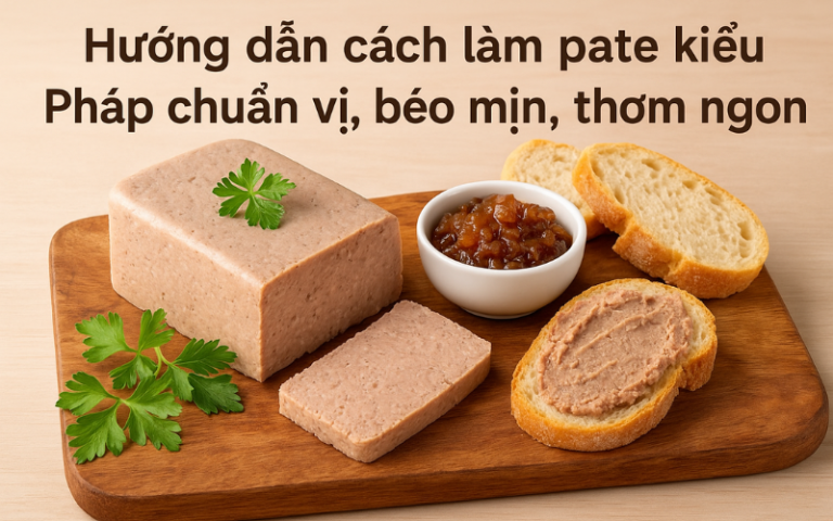 hướng dẫn cách làm pate kiểu Pháp