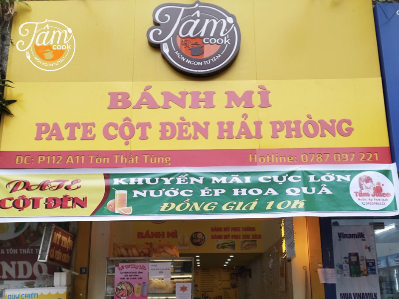 mô hình bán bánh mì que lưu động