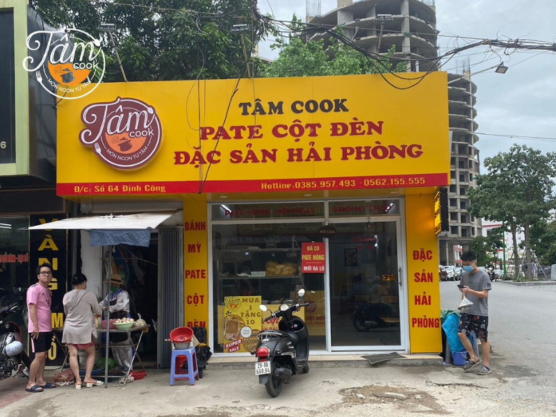 mô hình bán bánh mì que lưu động