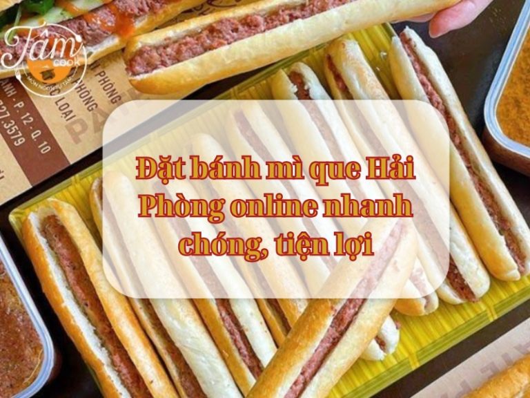Đặt bánh mì que Hải Phòng online