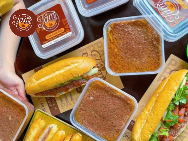 pate cột đèn cho bữa sáng tiện lợi