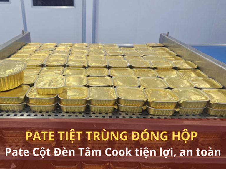 Pate tiệt trùng đóng hộp