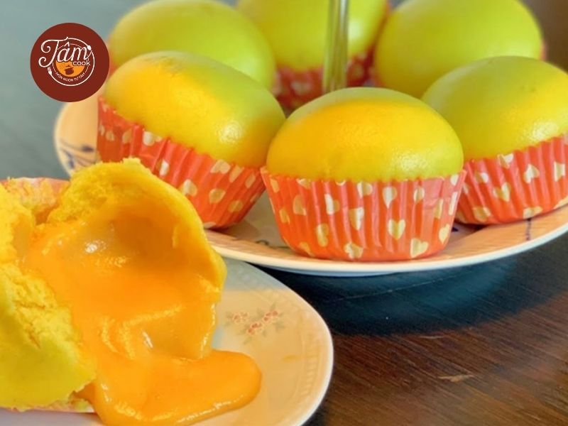 cách làm bánh bao kim sa trứng muối