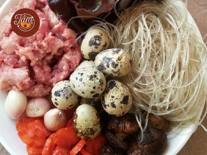 cách làm bánh bao nhân thịt trứng và nhân thịt miến