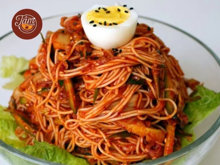 cách làm mì trộn Hàn Quốc
