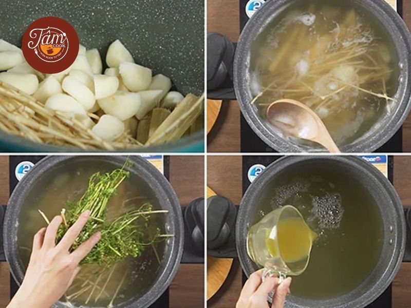 cách làm nước sâm mía lau