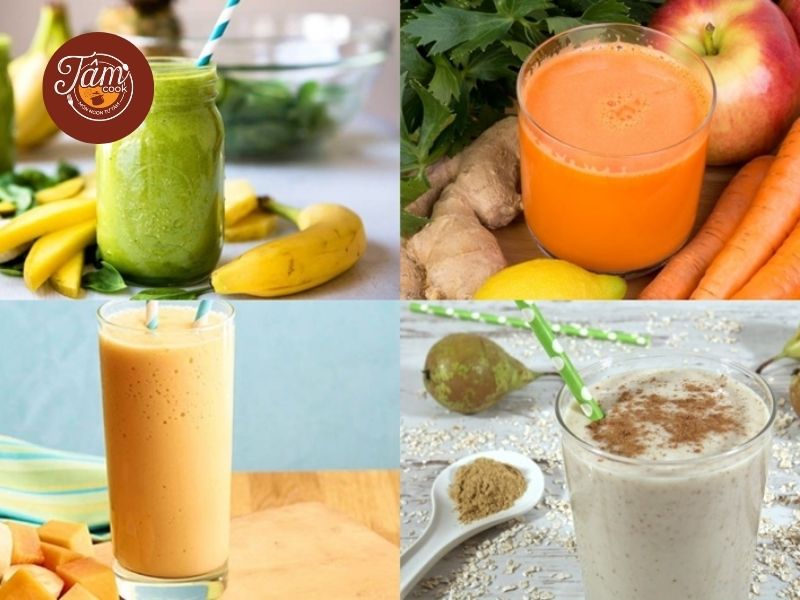sinh tố giảm mỡ bụng