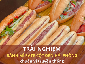 bánh mì pate cột đèn Hải Phòng