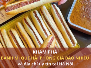 bánh mì que Hải Phòng giá bao nhiêu