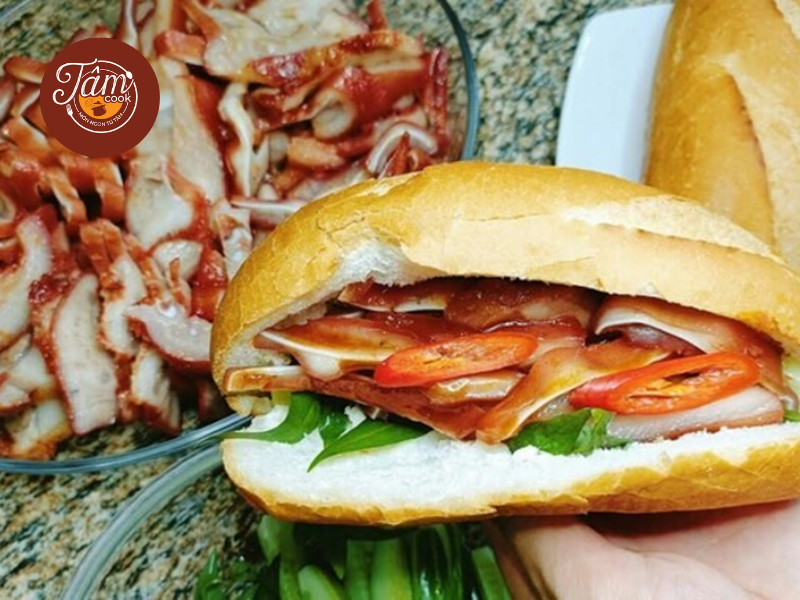 cach lam banh mi thit xa xiu 2