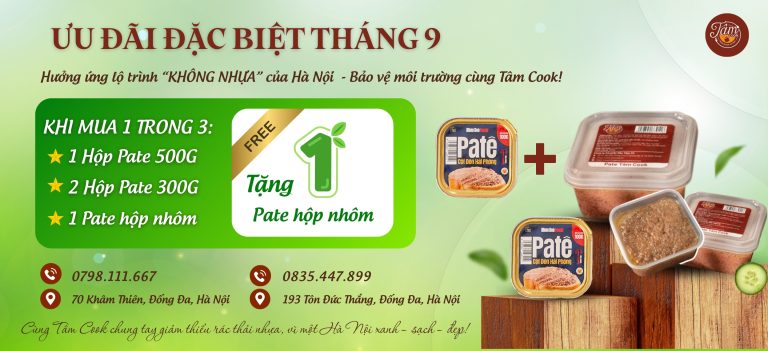 [Ưu đãi cực sốc] Chương trình khuyến mãi Pate Cột Đèn tháng 9