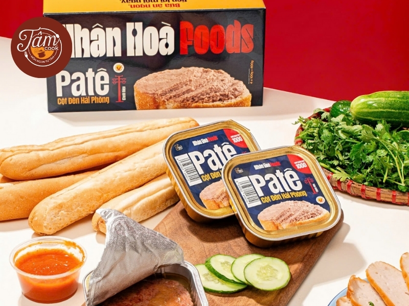 Chương trình khuyến mãi pate cột đèn hộp nhôm Tâm Cook lên tới 50% từ ngày 8/9