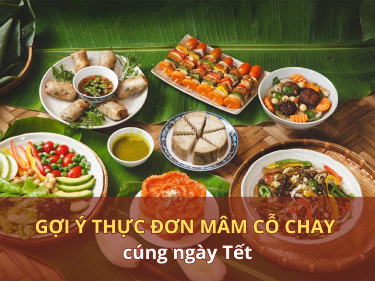 mâm cỗ chay cúng