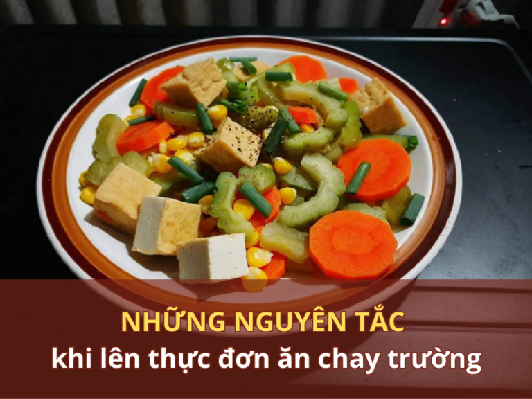 thực đơn ăn chay trường