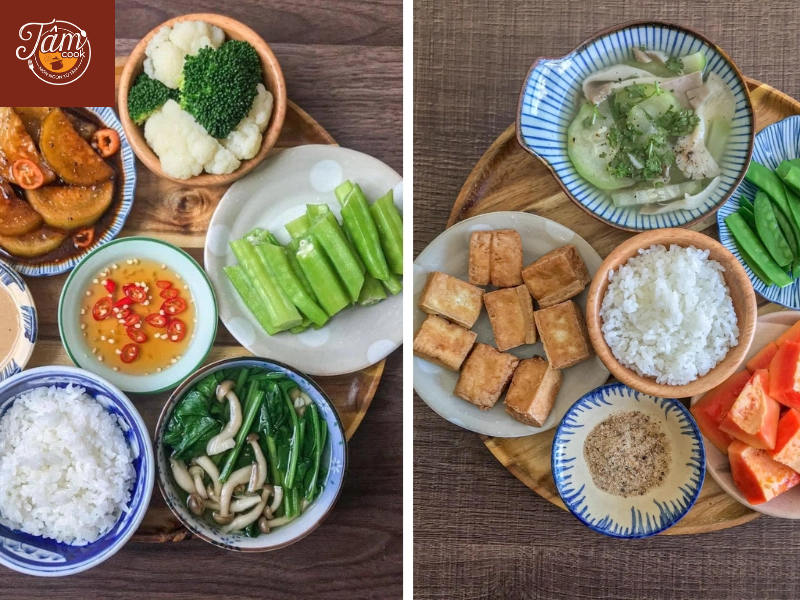 Thực đơn chay mỗi ngày cho gia đình: Tiết kiệm, thanh đạm và không nhàm chán Thực đơn chay mỗi ngày cho gia đình: Tiết kiệm, thanh đạm và không nhàm chán