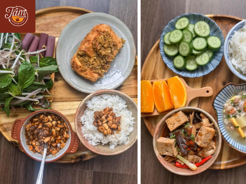 Thực đơn chay mỗi ngày cho gia đình: Tiết kiệm, thanh đạm và không nhàm chán Thực đơn chay mỗi ngày cho gia đình: Tiết kiệm, thanh đạm và không nhàm chán