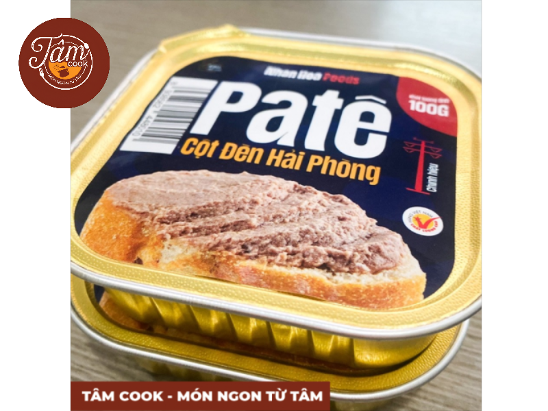 Pate Cột Đèn Hải Phòng 100g: Phiên bản nhỏ gọn, tiện lợi cho mọi gia đình Pate Cột Đèn Hải Phòng 100g