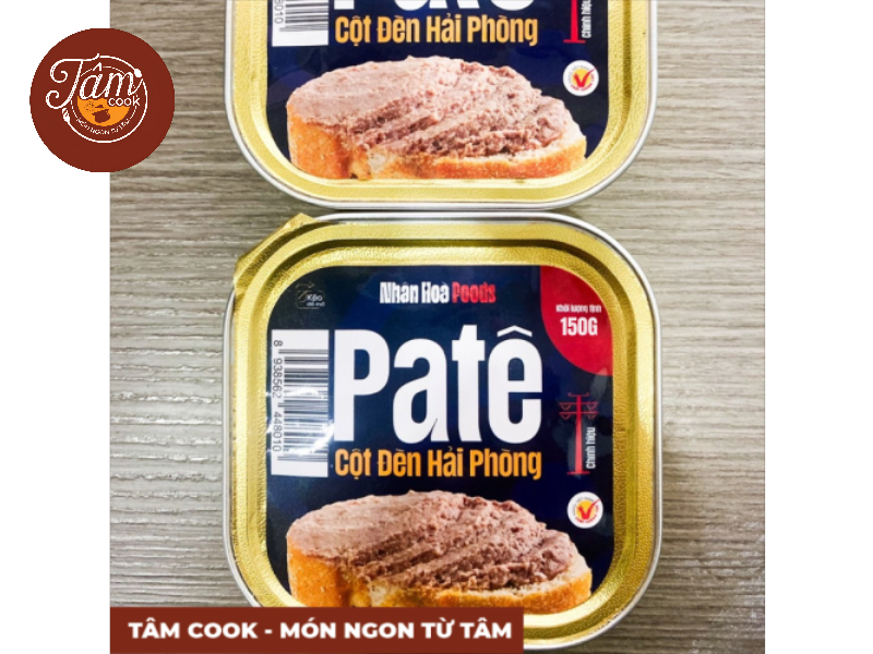 Pate Cột Đèn Hải Phòng 150g - Hương vị truyền thống, đậm chất đất Cảng Pate Cột Đèn Hải Phòng 150g