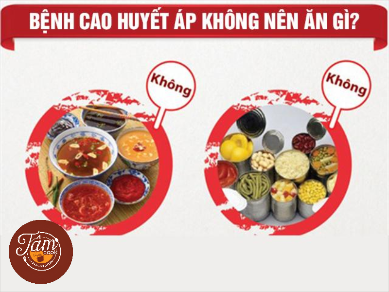 loại thực phẩm không nên ăn khi bị tăng huyết áp