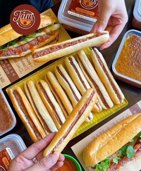 Cơ hội nhượng quyền thương hiệu mô hình kinh doanh bánh mì que Hải Phòng cung cap pate cot den 1 1