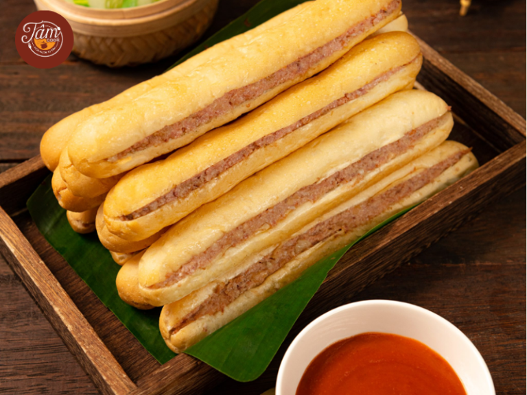 nướng bánh mì que bằng nồi chiên không dầu